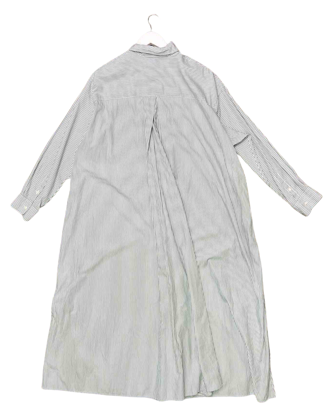 Size XS | Graphpaper Blue and White Striped Shirt Dress