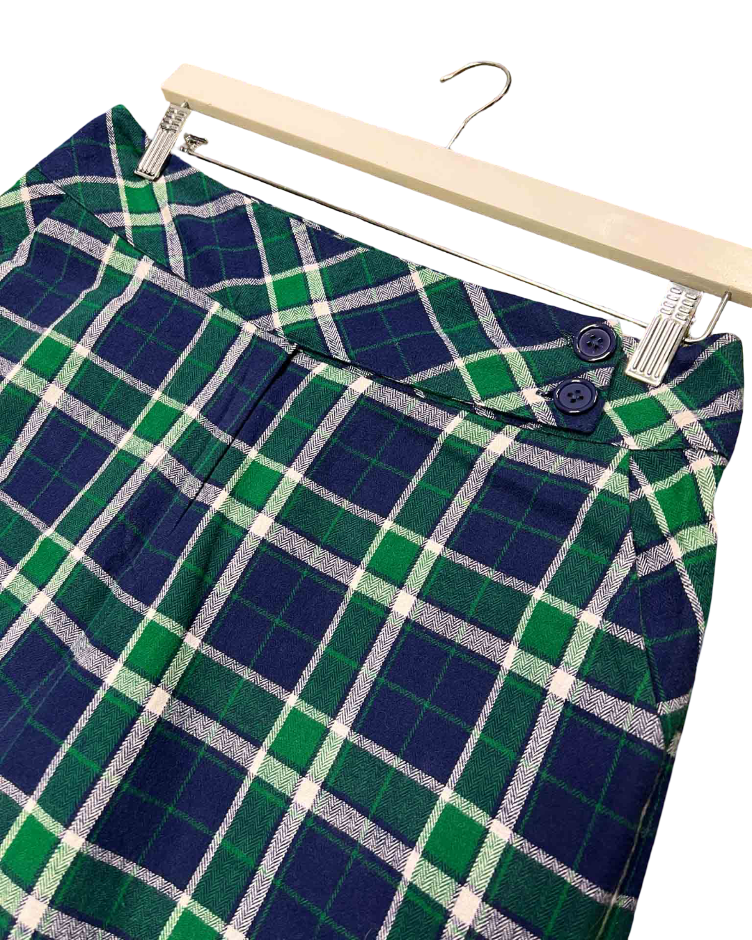 Size 14 | Leonard St Green/Navy Flannel Pants