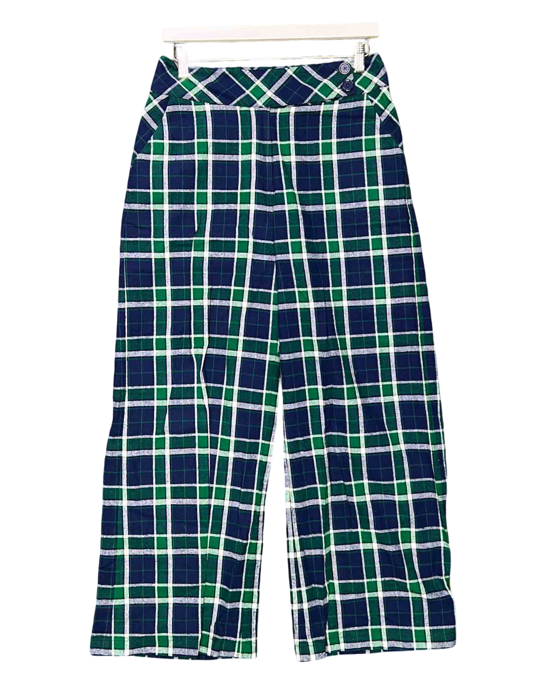 Size 14 | Leonard St Green/Navy Flannel Pants