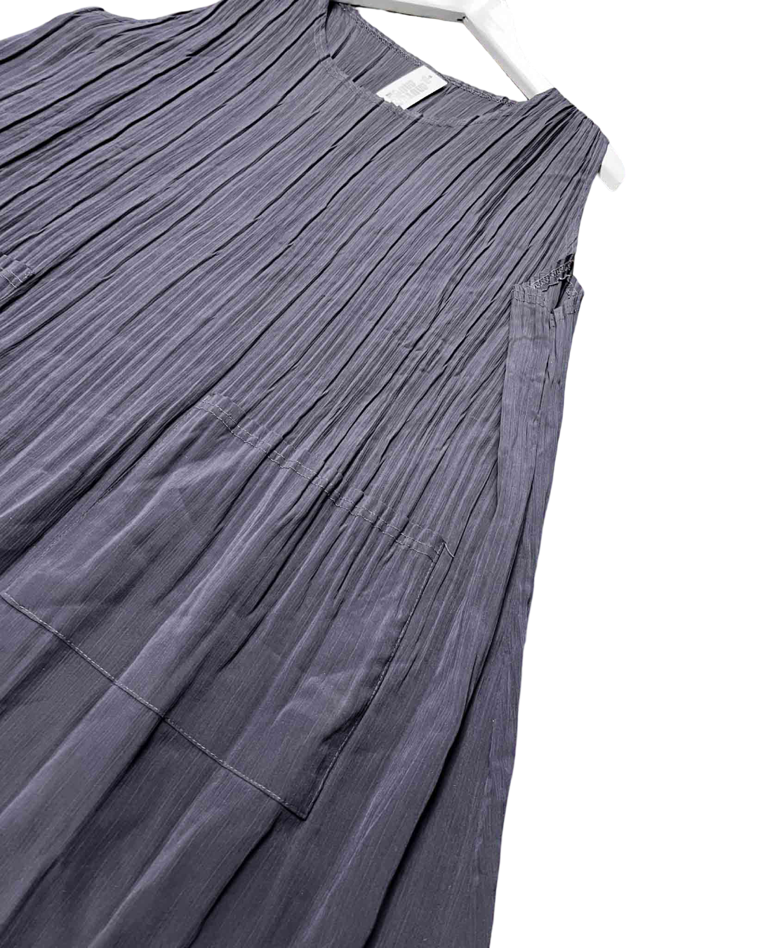 Size XXL | La Rouge Grey Pleated Mini Dress