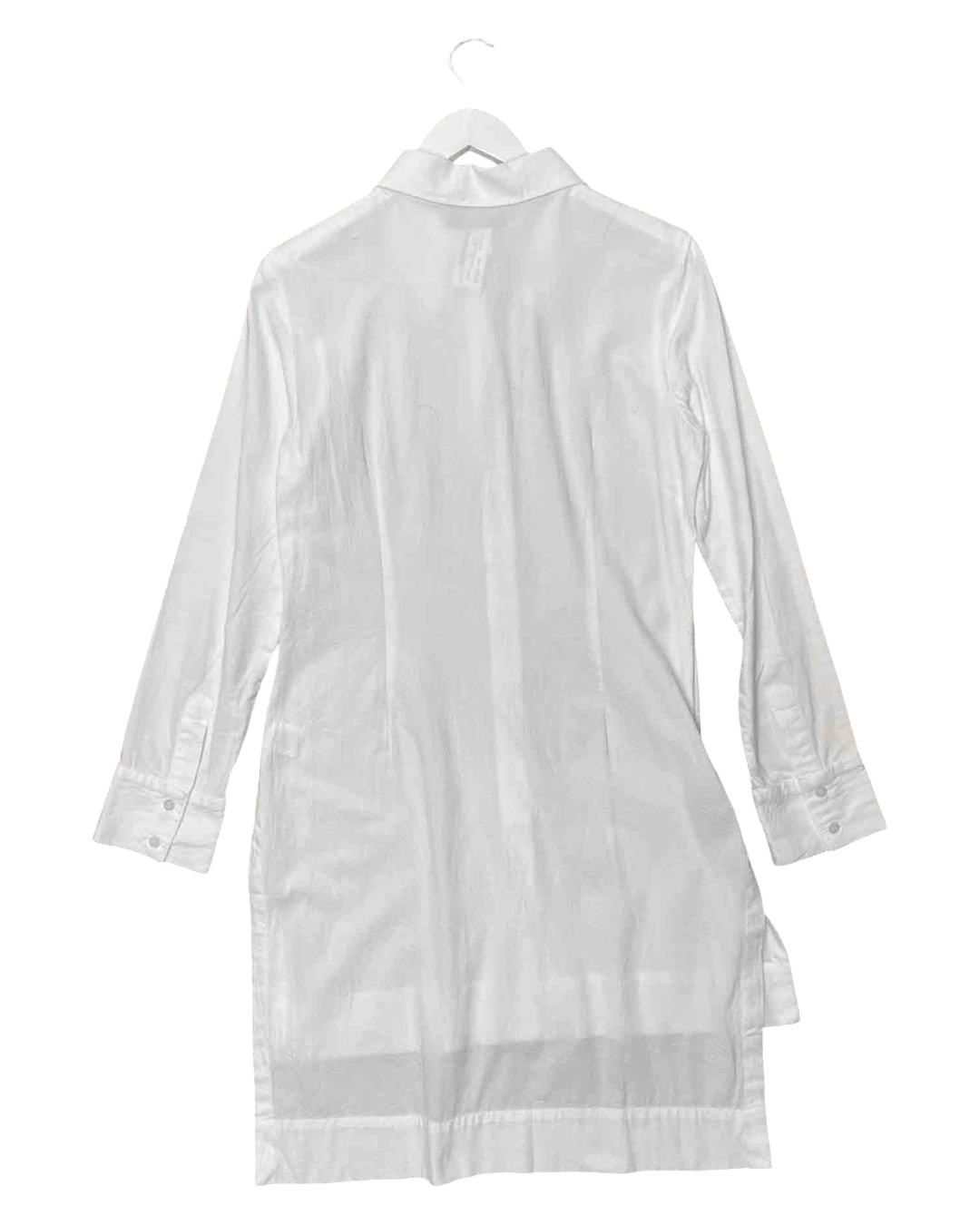 Size M (10) | PaperShadow by Dogstar White Cotton/Linen Mini Dress