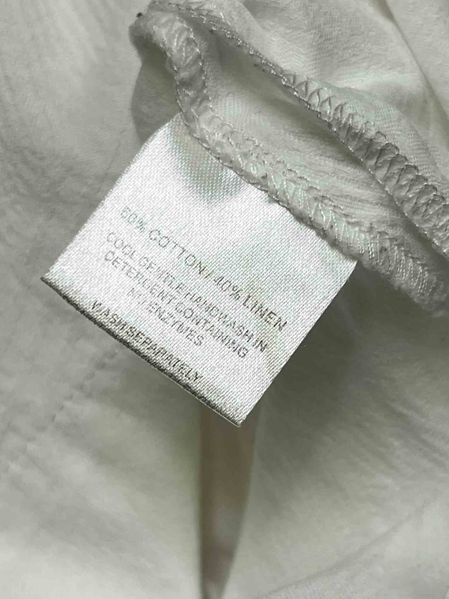 Size M (10) | PaperShadow by Dogstar White Cotton/Linen Mini Dress