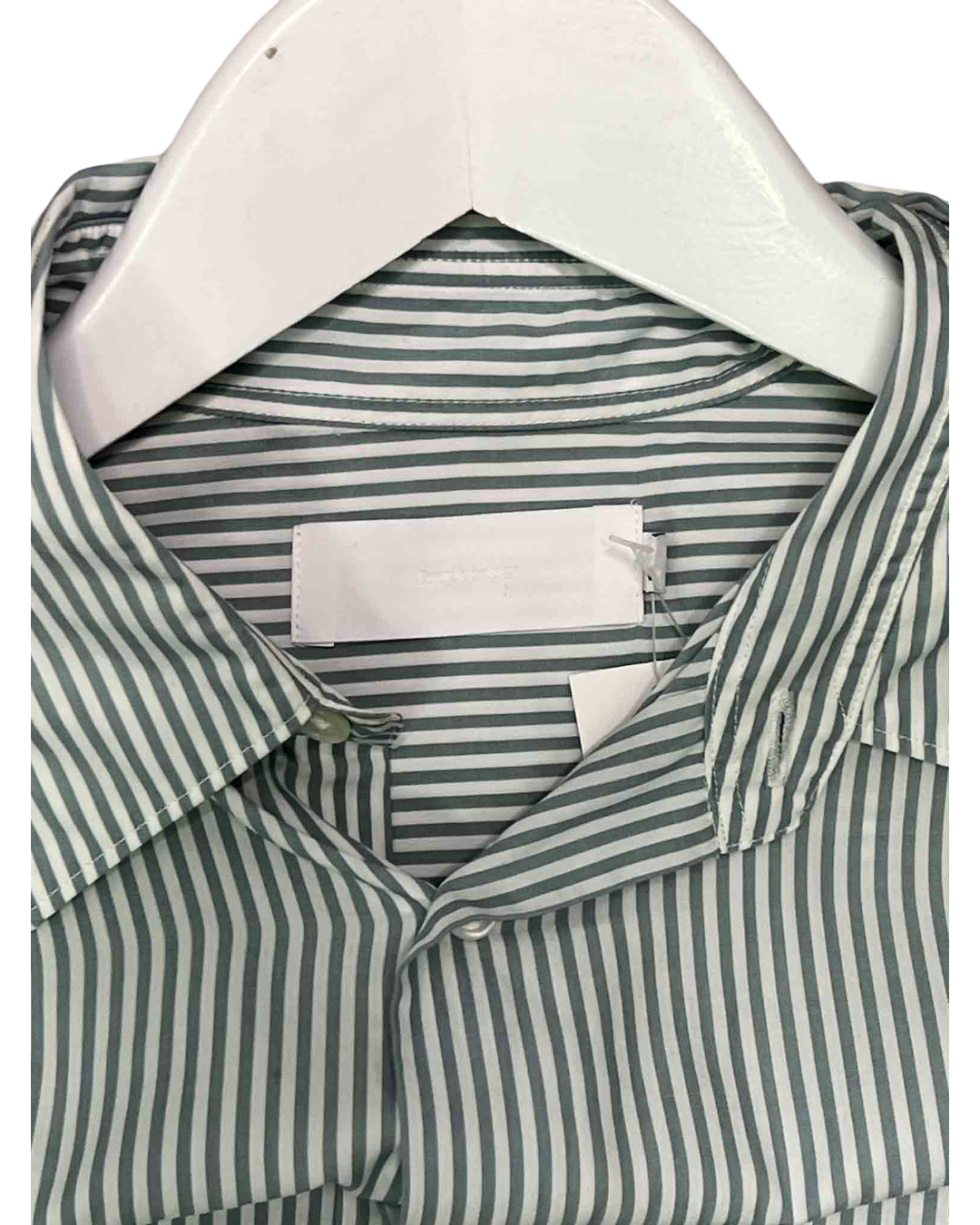Size XS | Graphpaper Blue and White Striped Shirt Dress