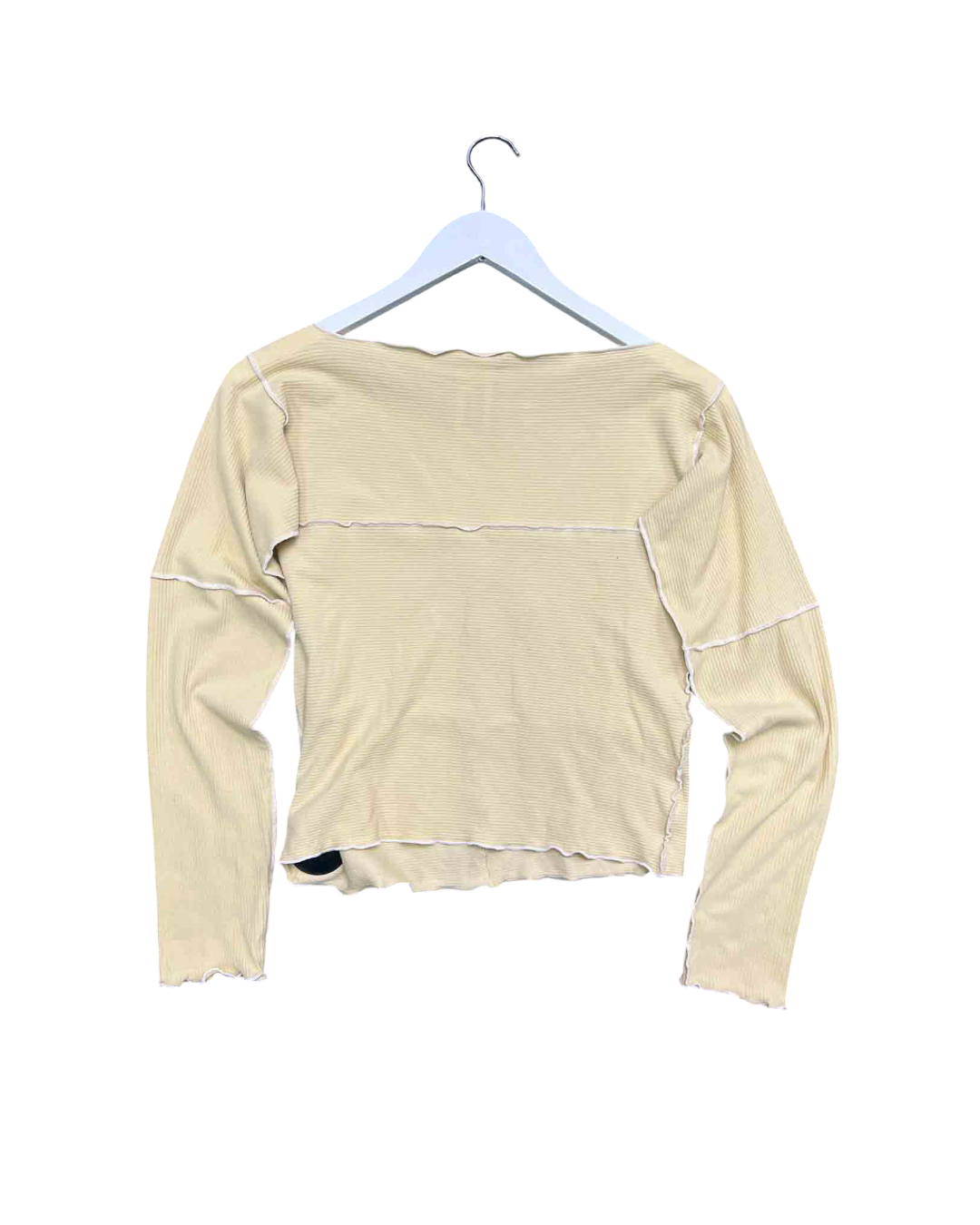 Size XL | Baserange Ribbed Exposed Seam Top