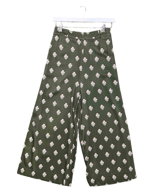 Size 0 (XS) |  Zimmermann Paisley-Print Floaty Trousers