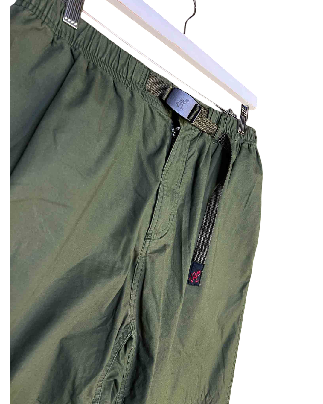 Size XL | Gramicci Olive Nylon Packable Track Pants