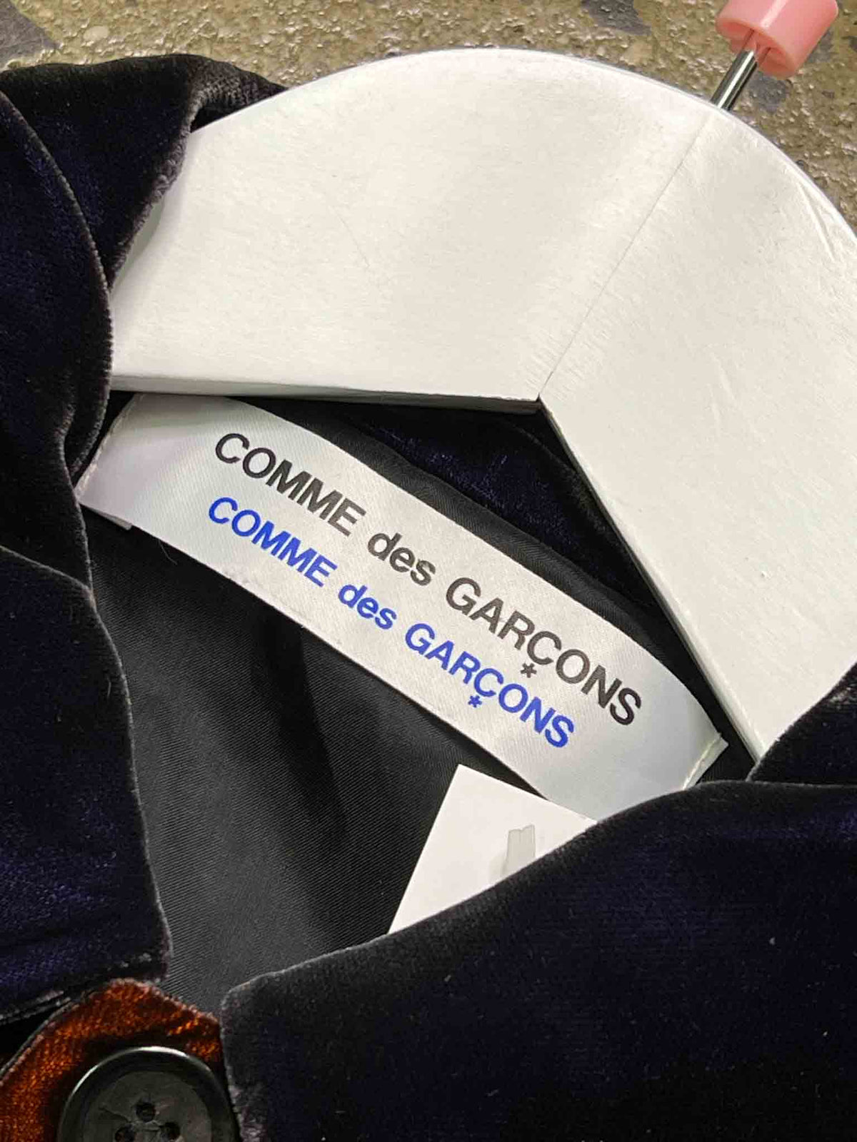 Size XS | Comme des Garçons Velvet Patchwork Jacket