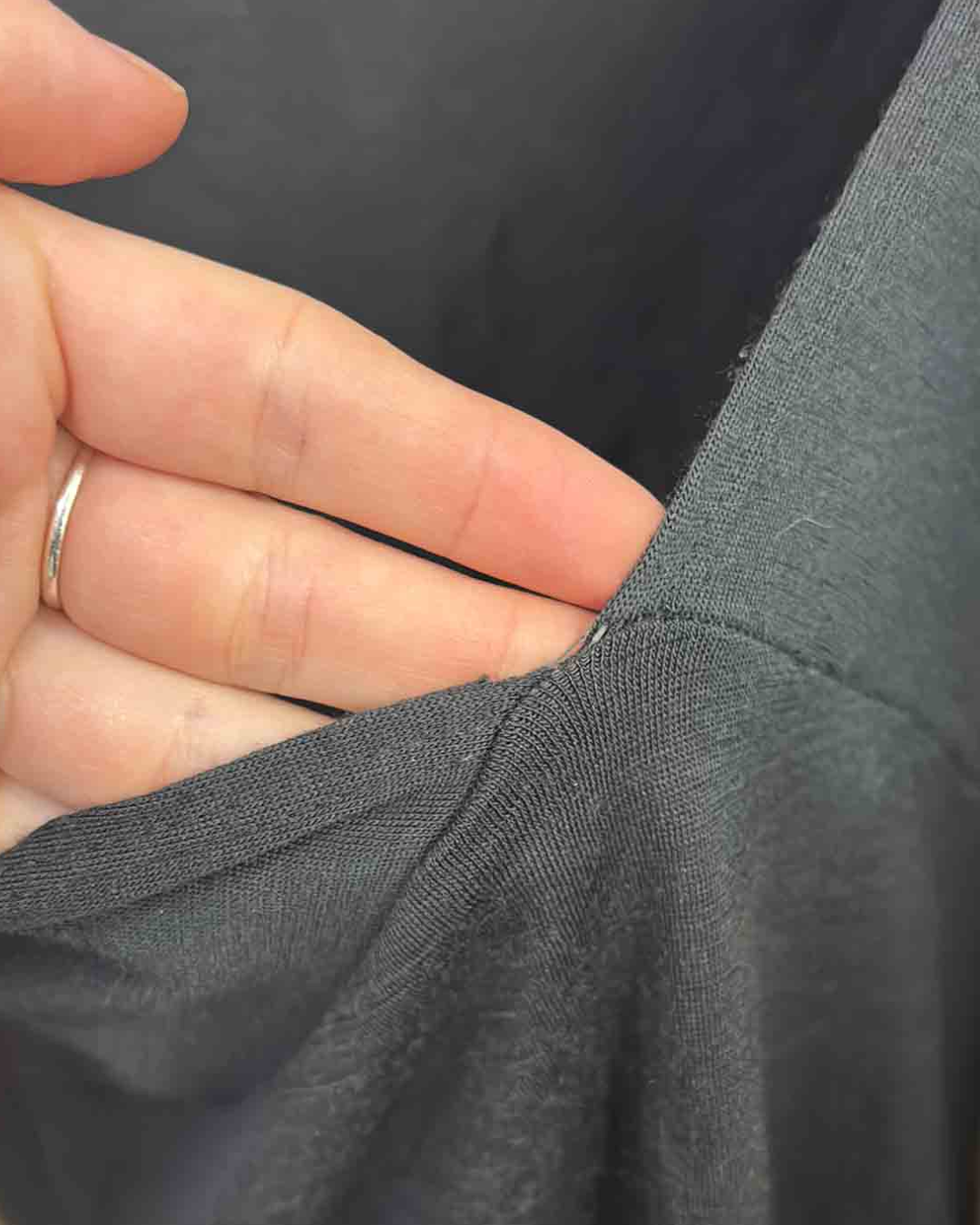 Size M | All Is A Gentle Spring Charcoal Tank