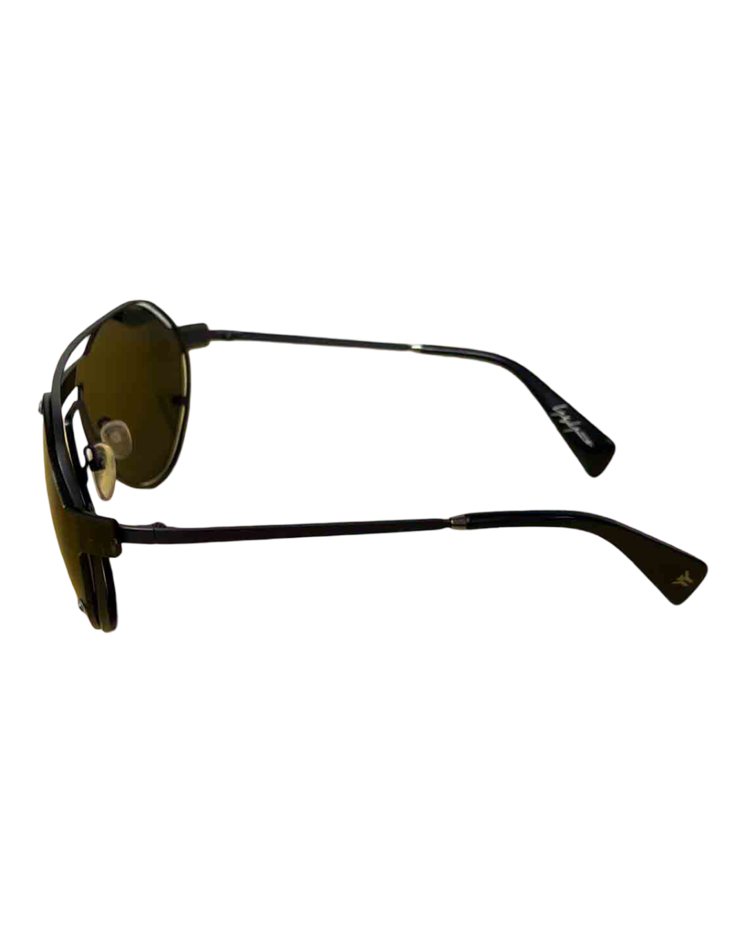 Size OS | Yohji Yamamoto Black Aviator Style Sunnies