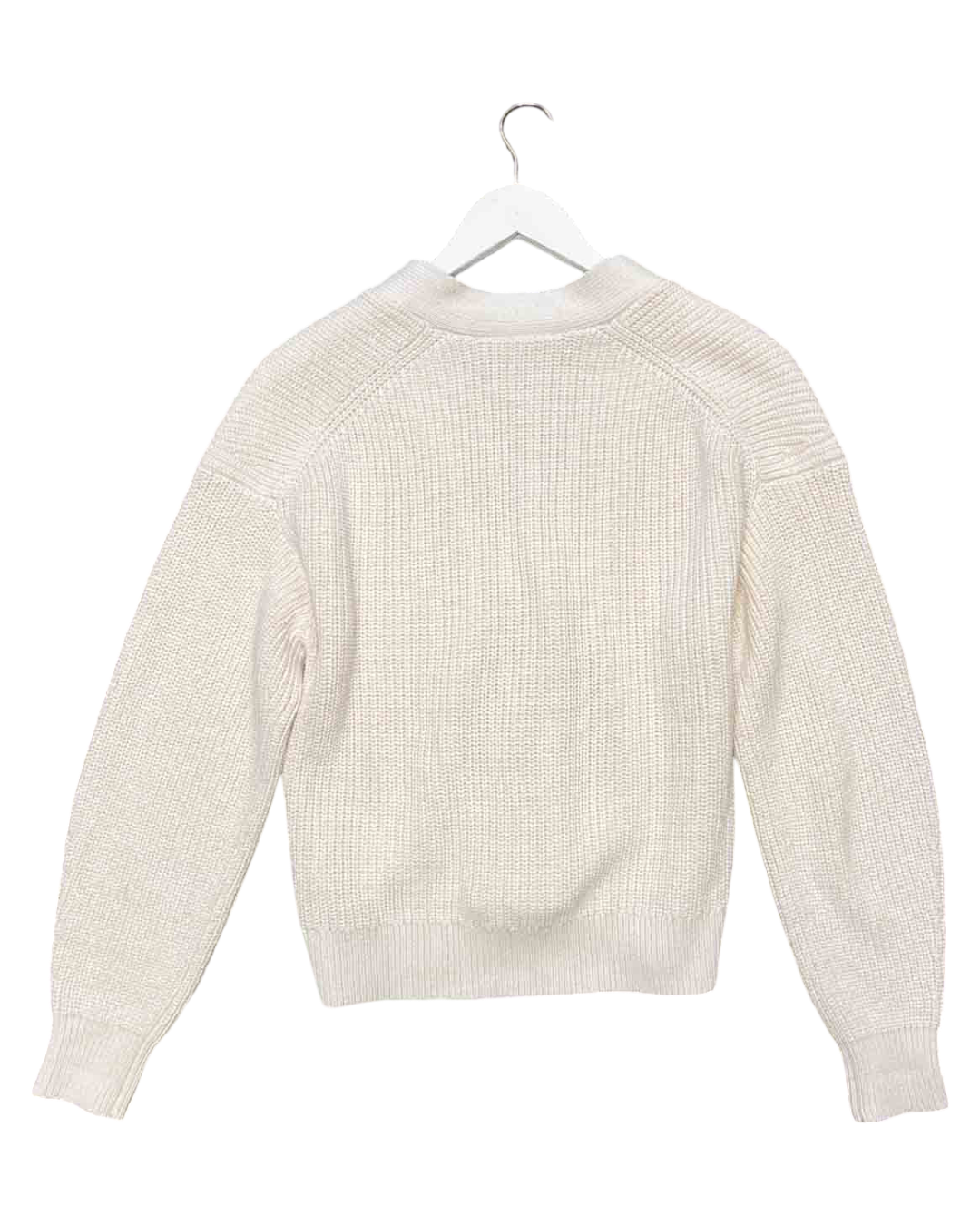 Size S | Everlane Organic Cotton Beige Knitted Cardigan