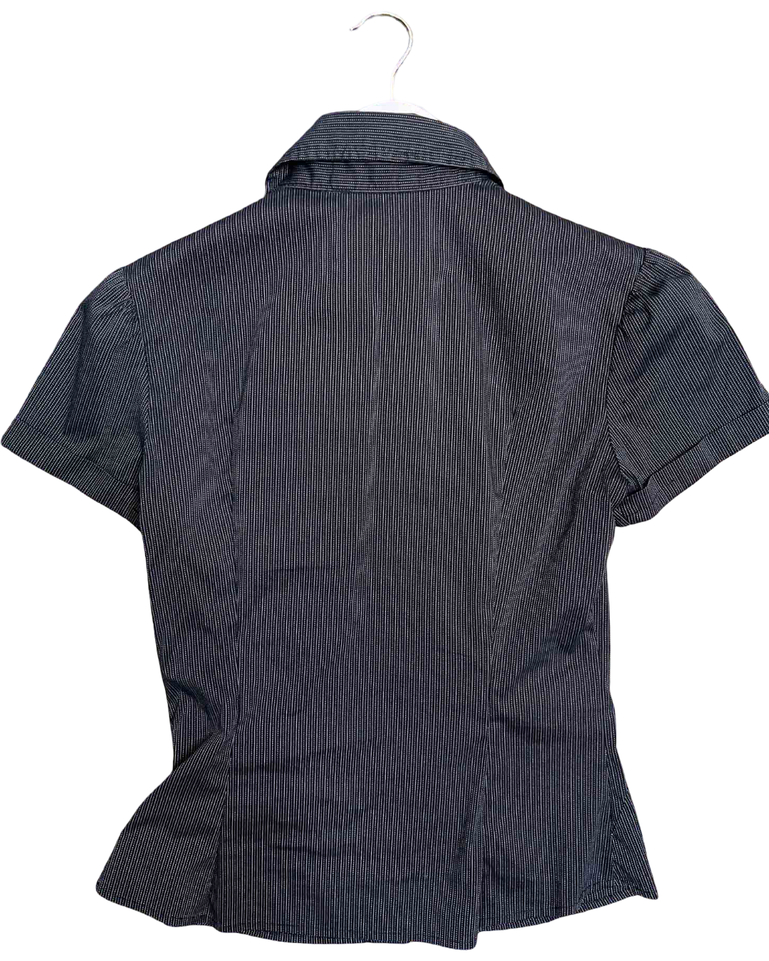 Size 12 | Cue Y2K Capped Sleeve Button Up Shirt