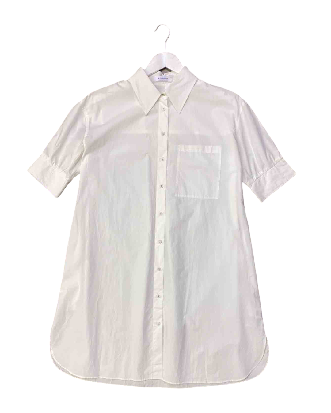 Size XS | Alessandra White Shirt Dress