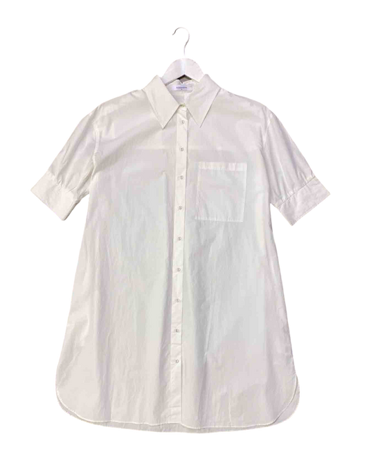 Size XS | Alessandra White Shirt Dress