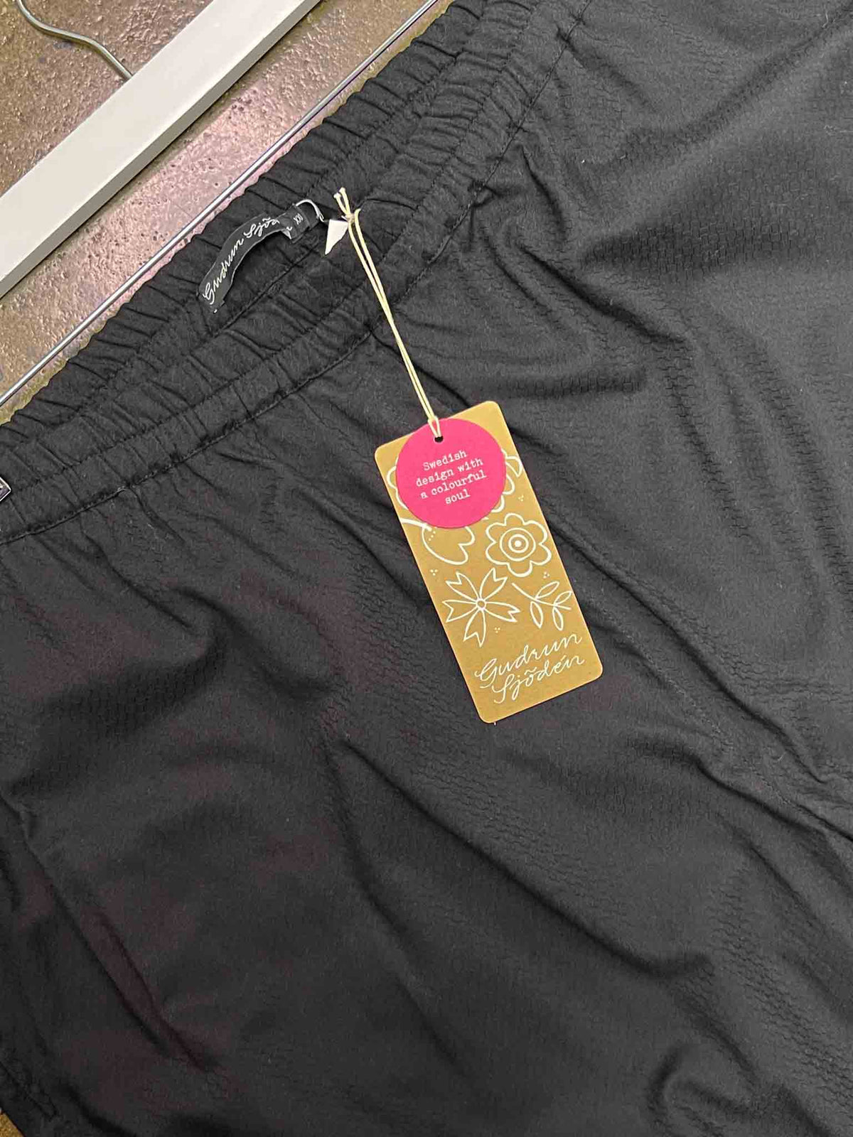 Size 2XL | Gudrun Sjoden Black Cotton Pants With Tags