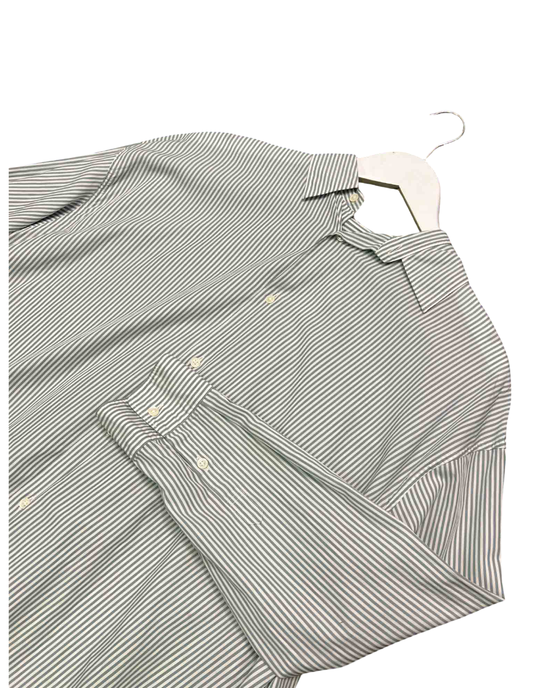 Size XS | Graphpaper Blue and White Striped Shirt Dress