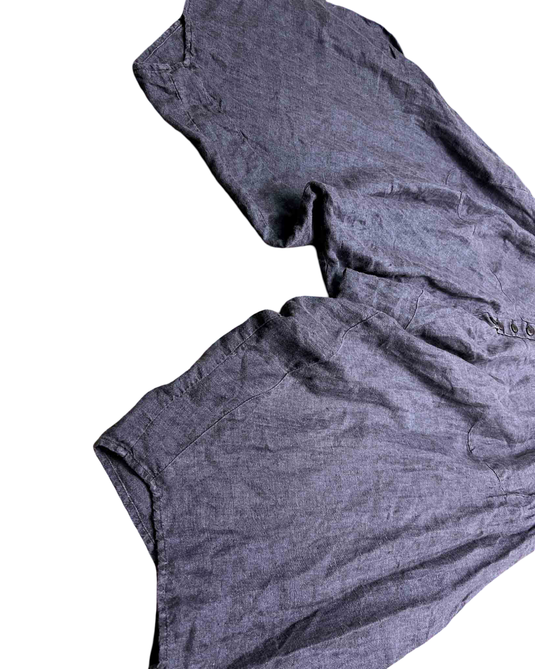 Size M | Et Al Navy Linen Pantaloon Pants