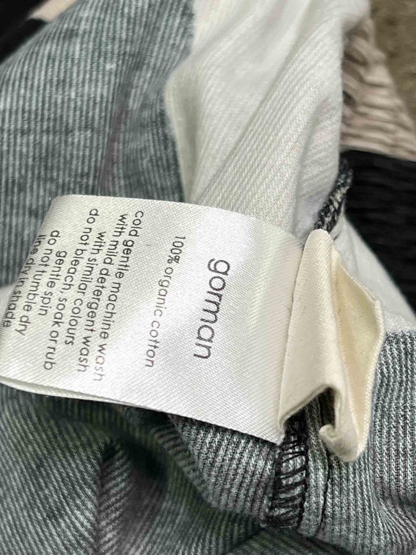 Size 12 | Gorman Organic Cotton Beige/Black Culottes