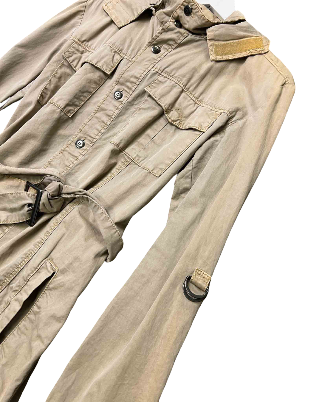 Size XS | Morgan De Toi Biege Utility Coat