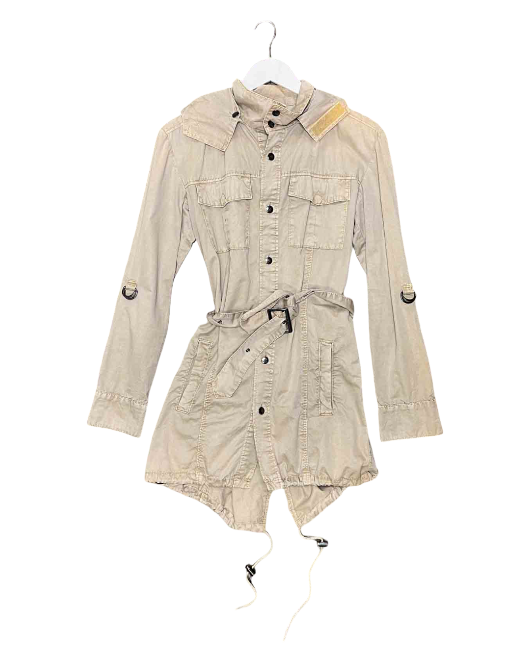 Size XS | Morgan De Toi Biege Utility Coat