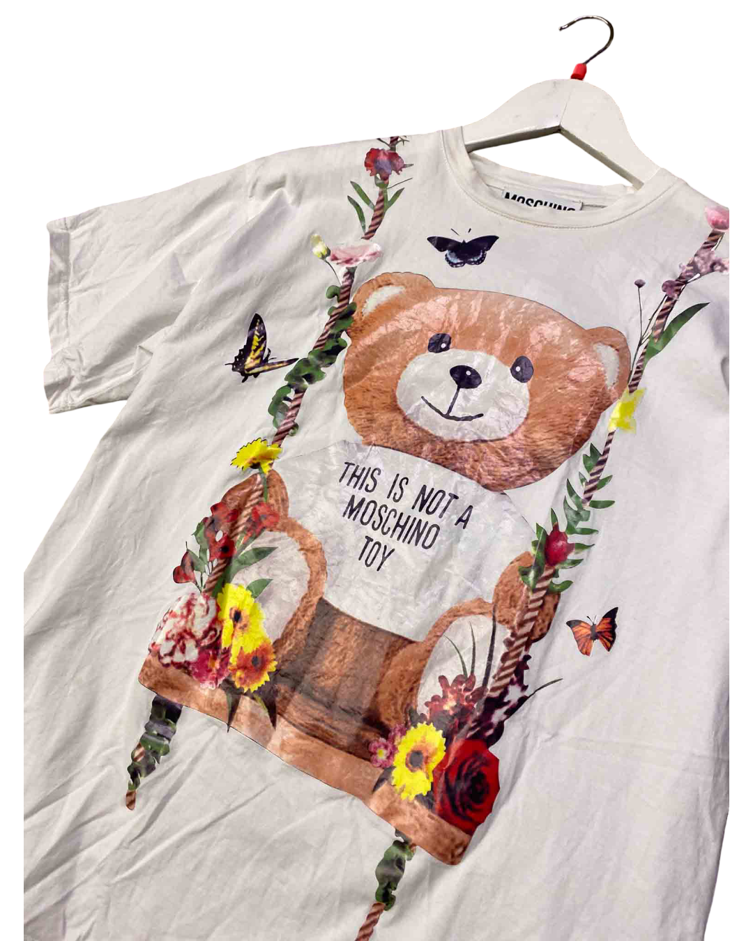 Size M | Moschino White Teddy Bear T-Shirt