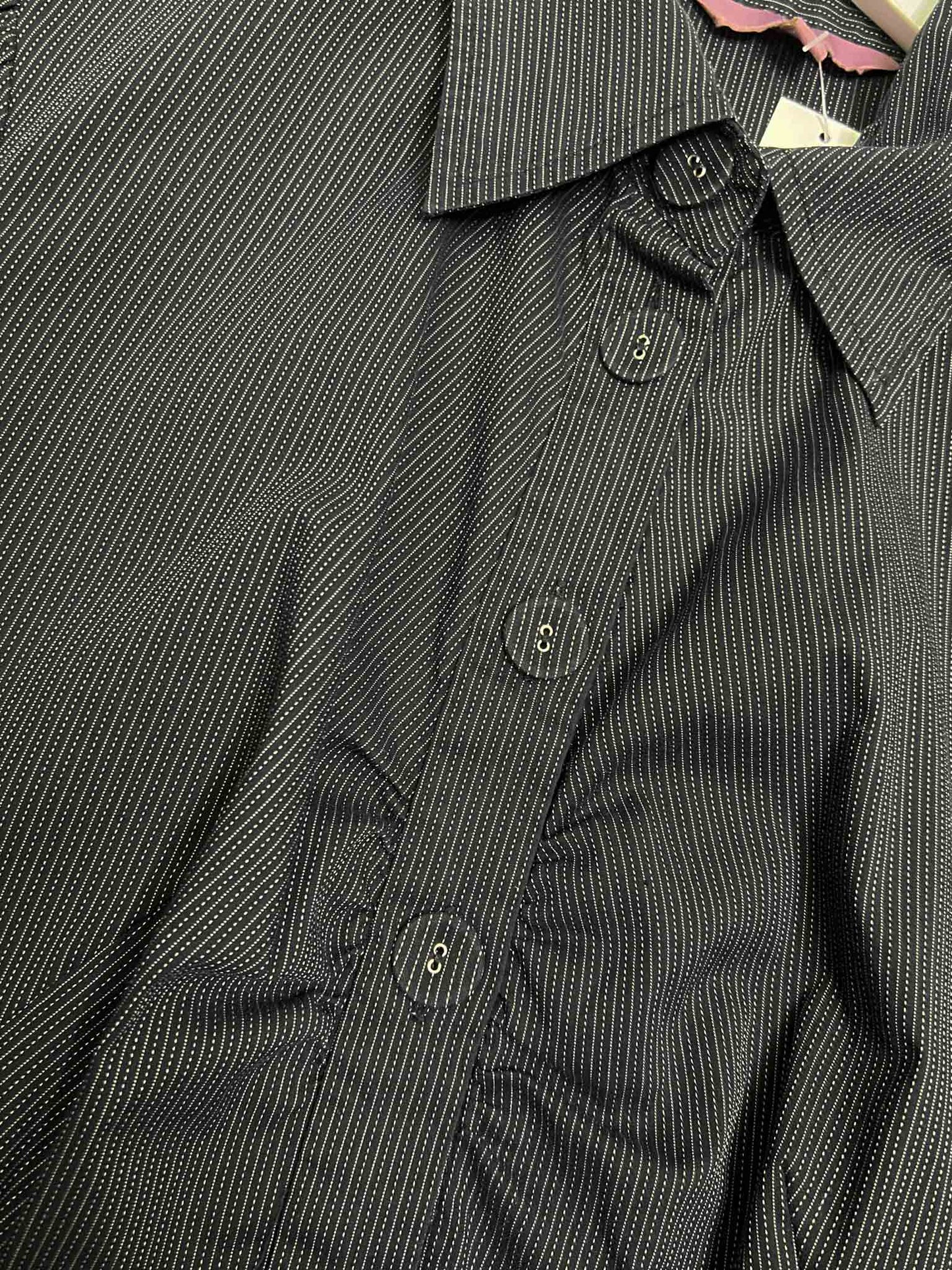 Size 12 | Cue Y2K Capped Sleeve Button Up Shirt