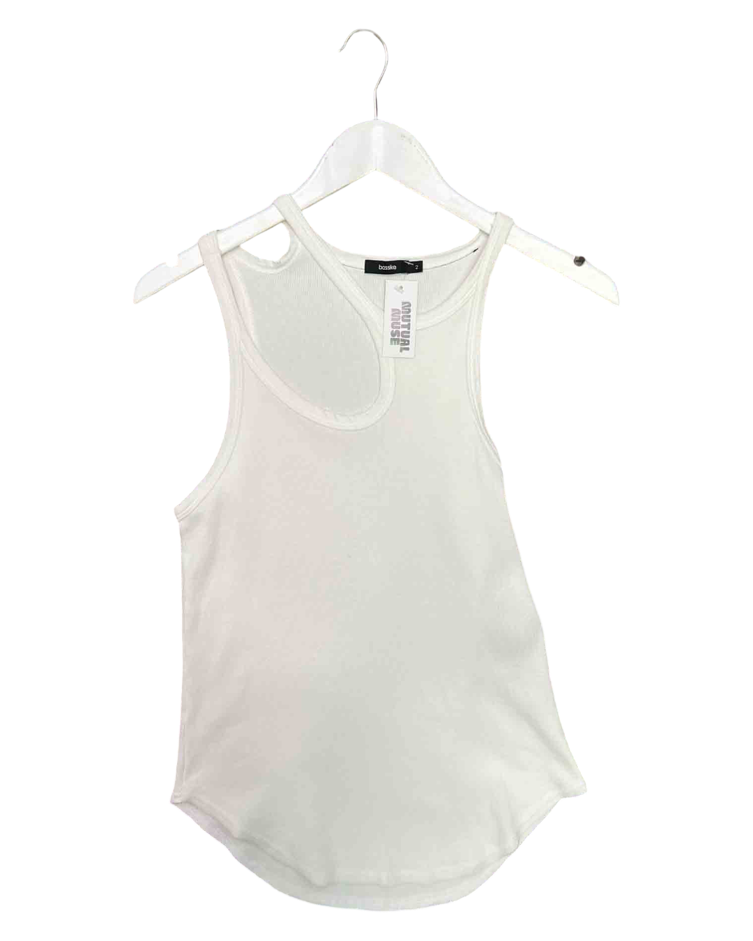 Size 2 (M) | Bassike White Tank Top