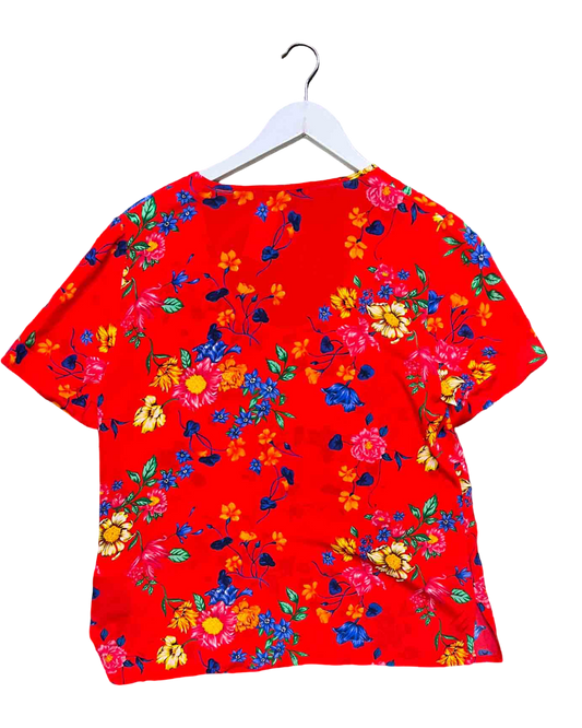 Size L | Kate Sylvester Vines Silk Top