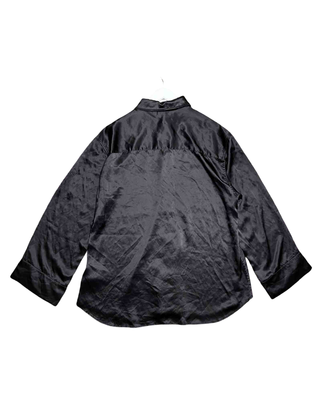 Size M/L | Maison Essentiele Black Silk Shirt