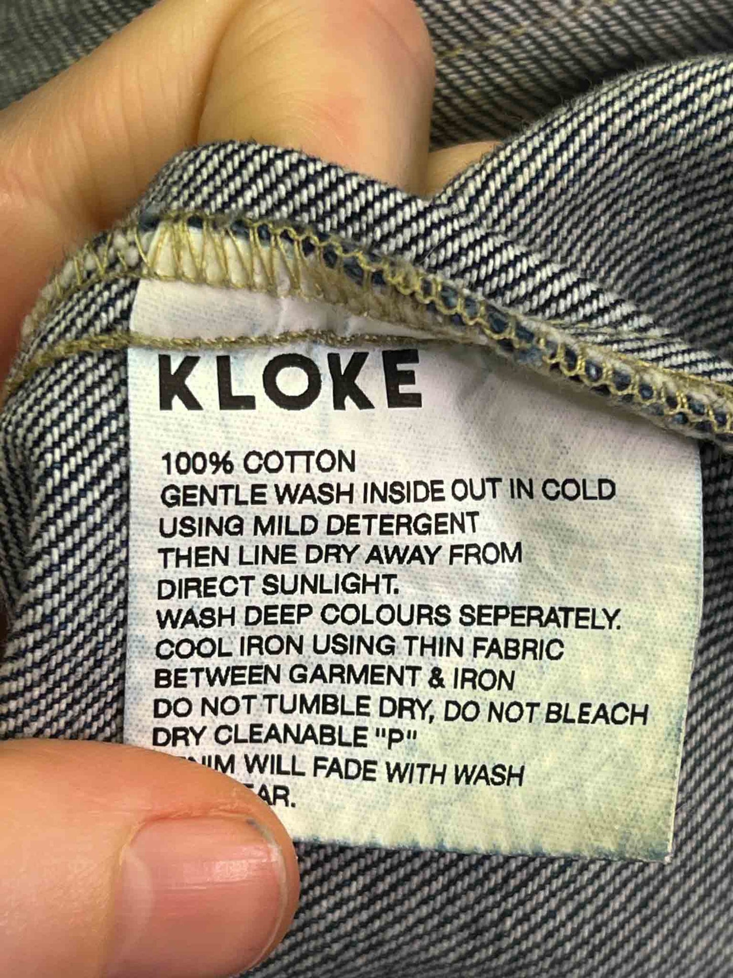 Size XS | Kloke Indigo Denim Jacket Shirt
