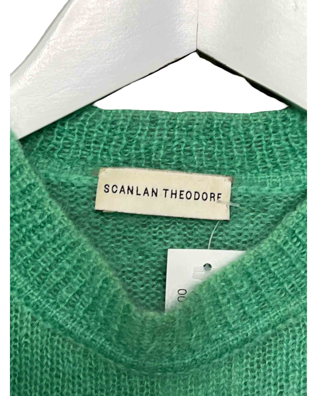 Size S | Scanlan Theodore Green Mohair Knit Jumper