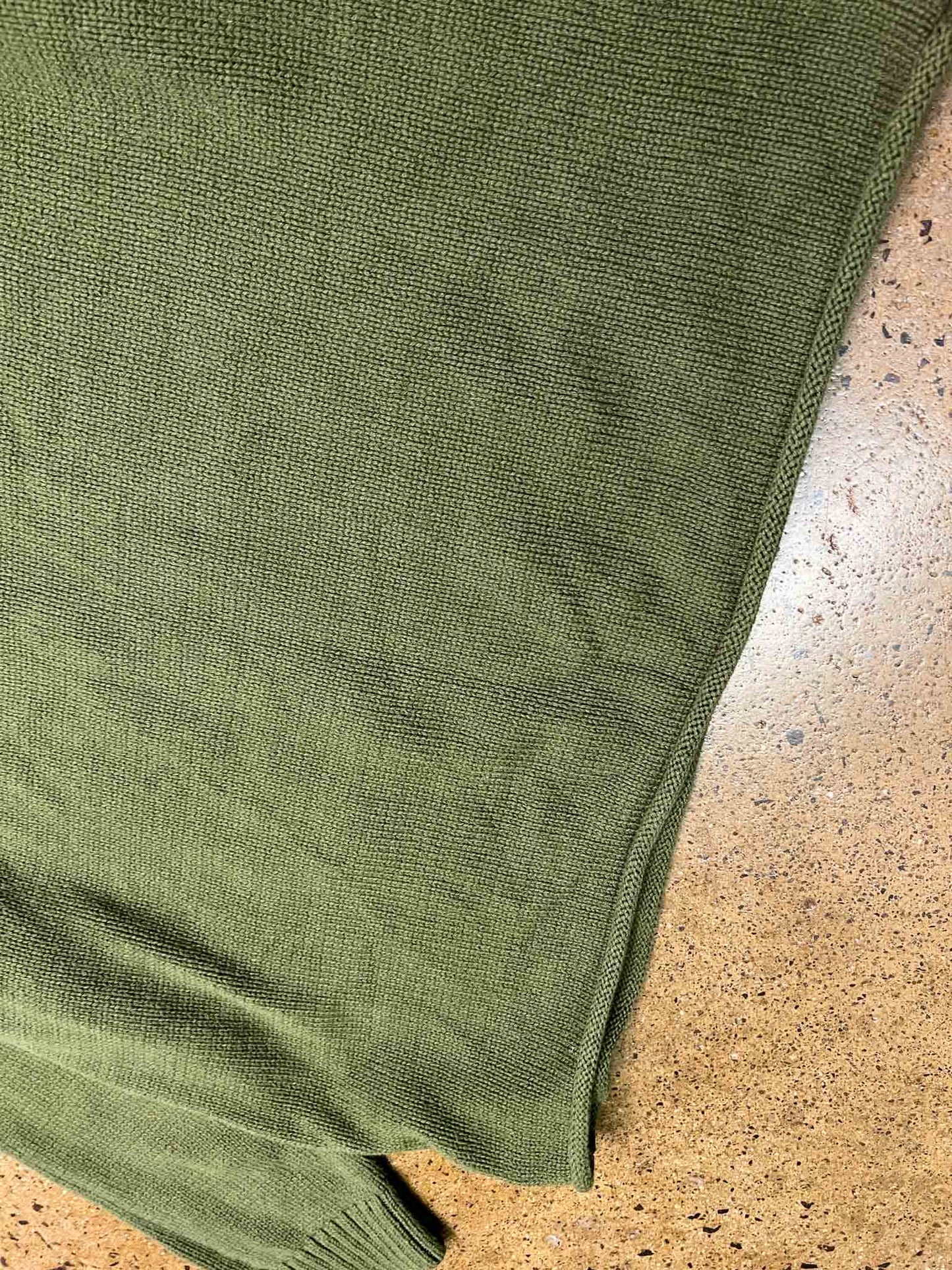 Size L | PAM Green Relief Turtleneck Jumper
