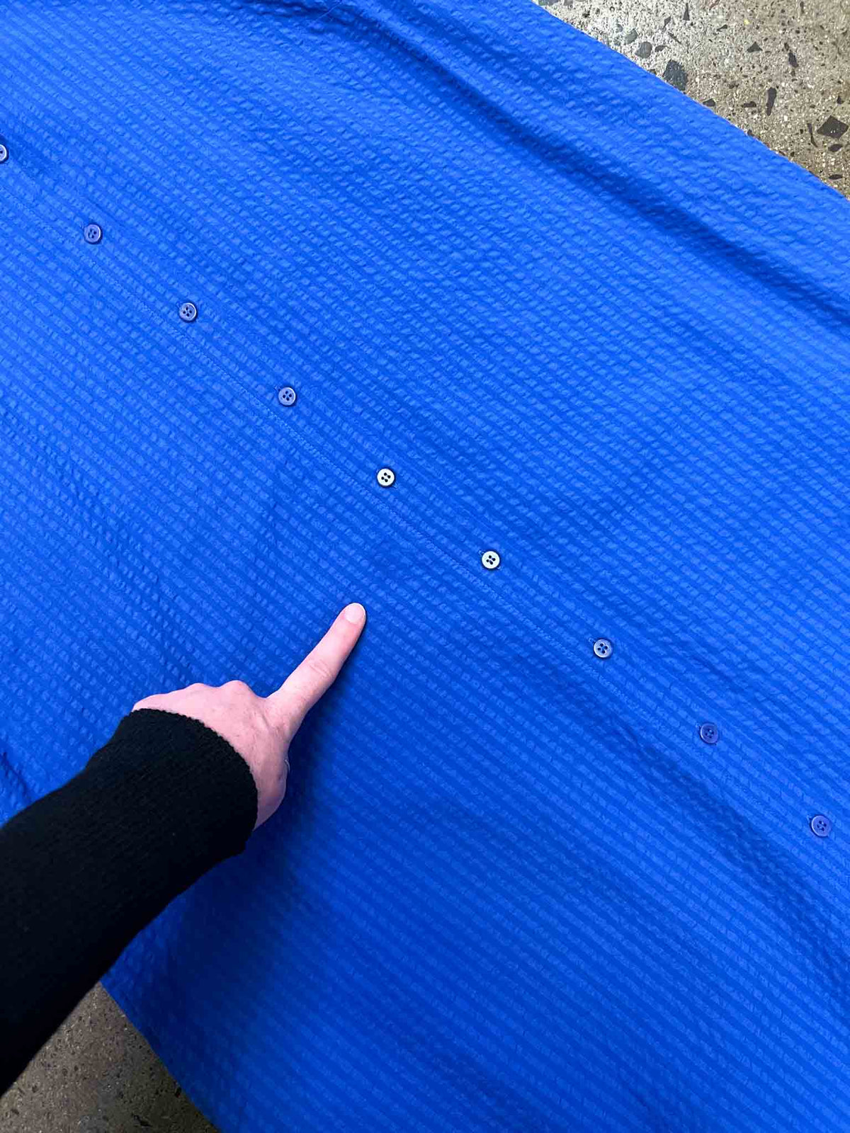 Size 14 | Elk Blue Seersucker Dress
