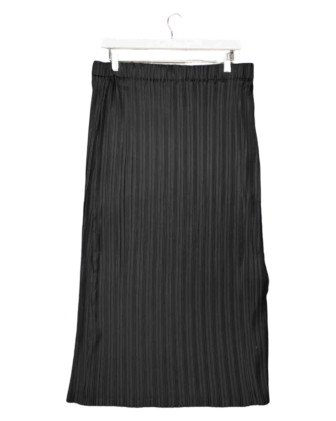 Size XL | Alpha60 Black Pleated Midi Skirt