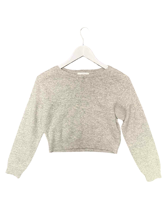 Size S | Marche Grey Cropped Knit