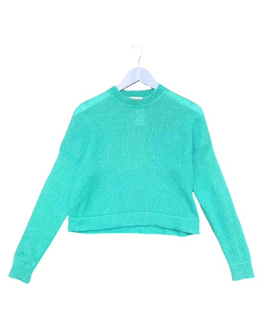 Size S | Scanlan Theodore Green Mohair Knit Jumper