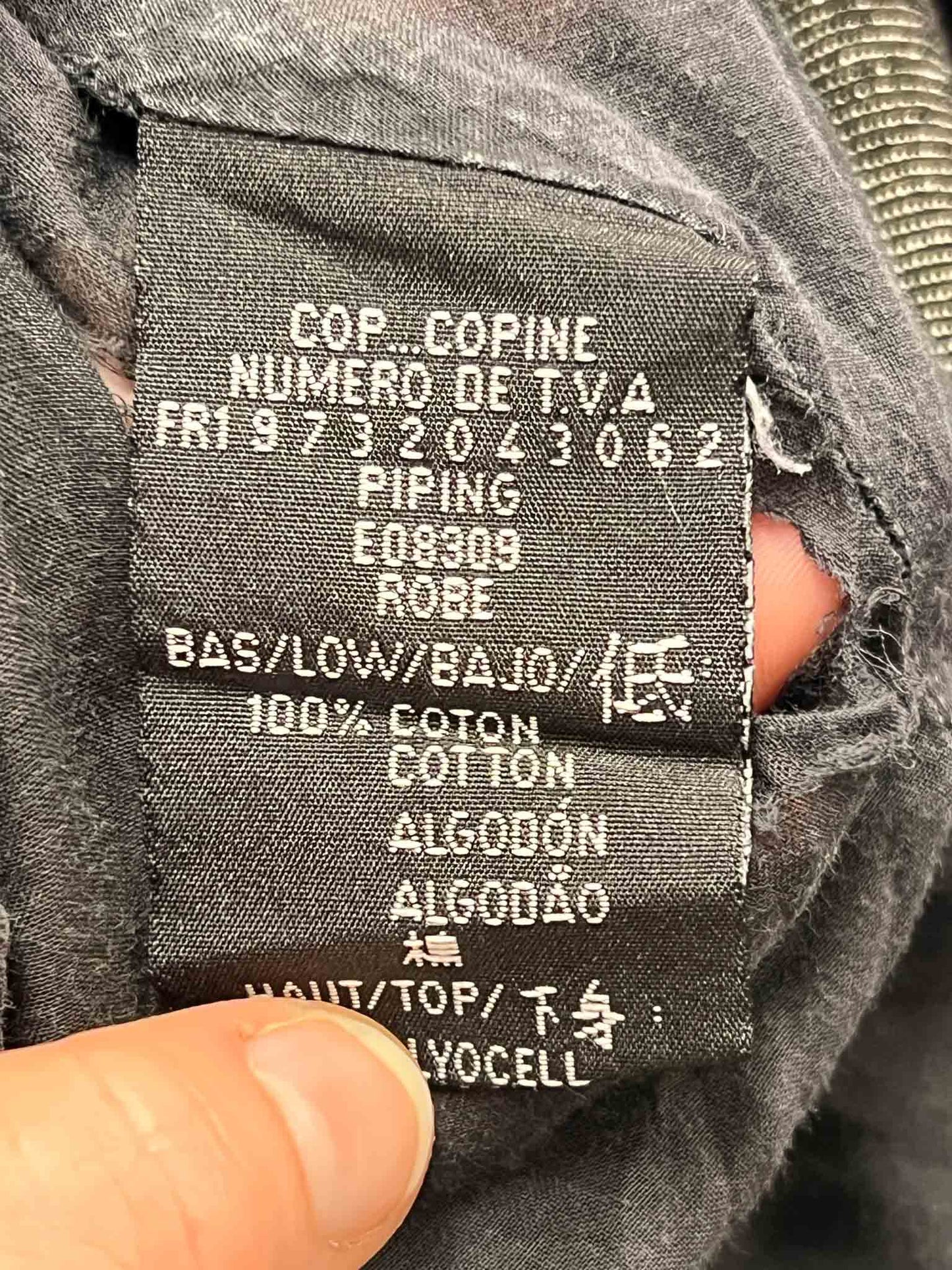 Size L | Cop Copine Grey Tiered Midi Dress