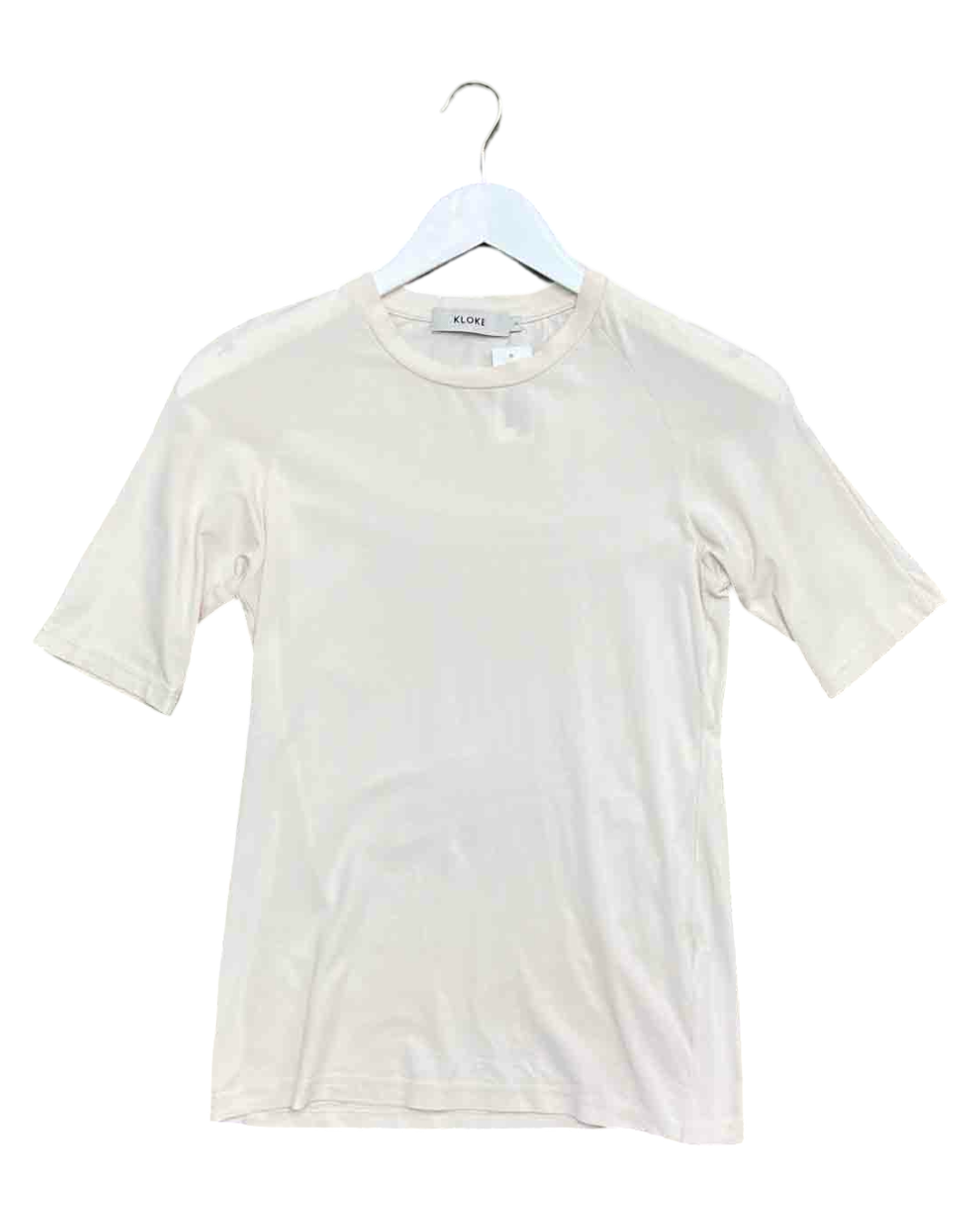 Size S | Kloke Eggshell Cotton Stretch Top