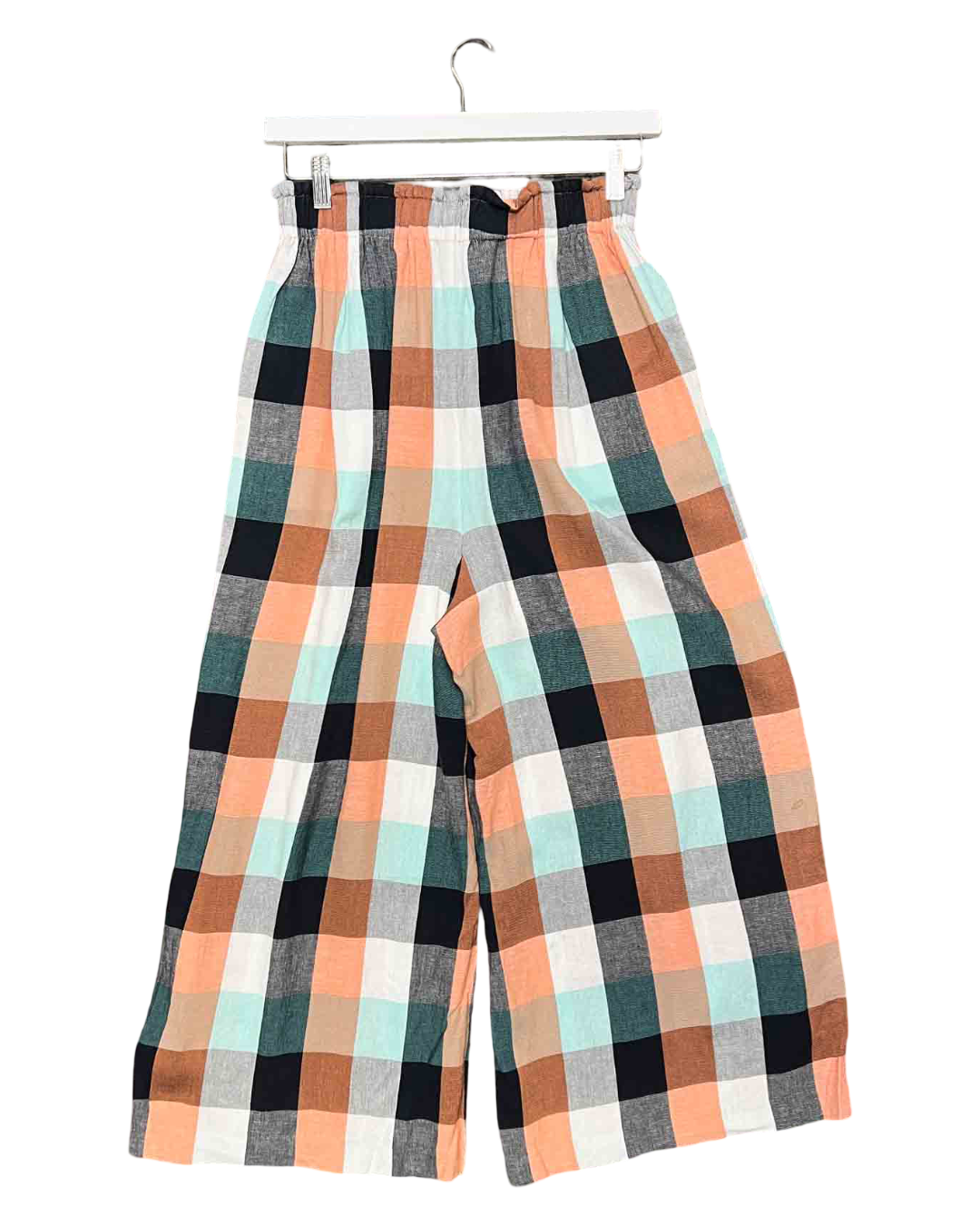 Size M (10) | ELK Plaid Cropped Pants