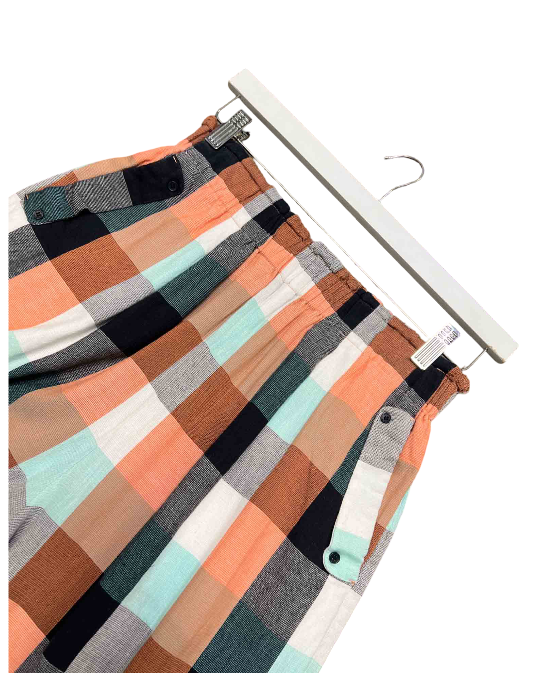 Size M (10) | ELK Plaid Cropped Pants