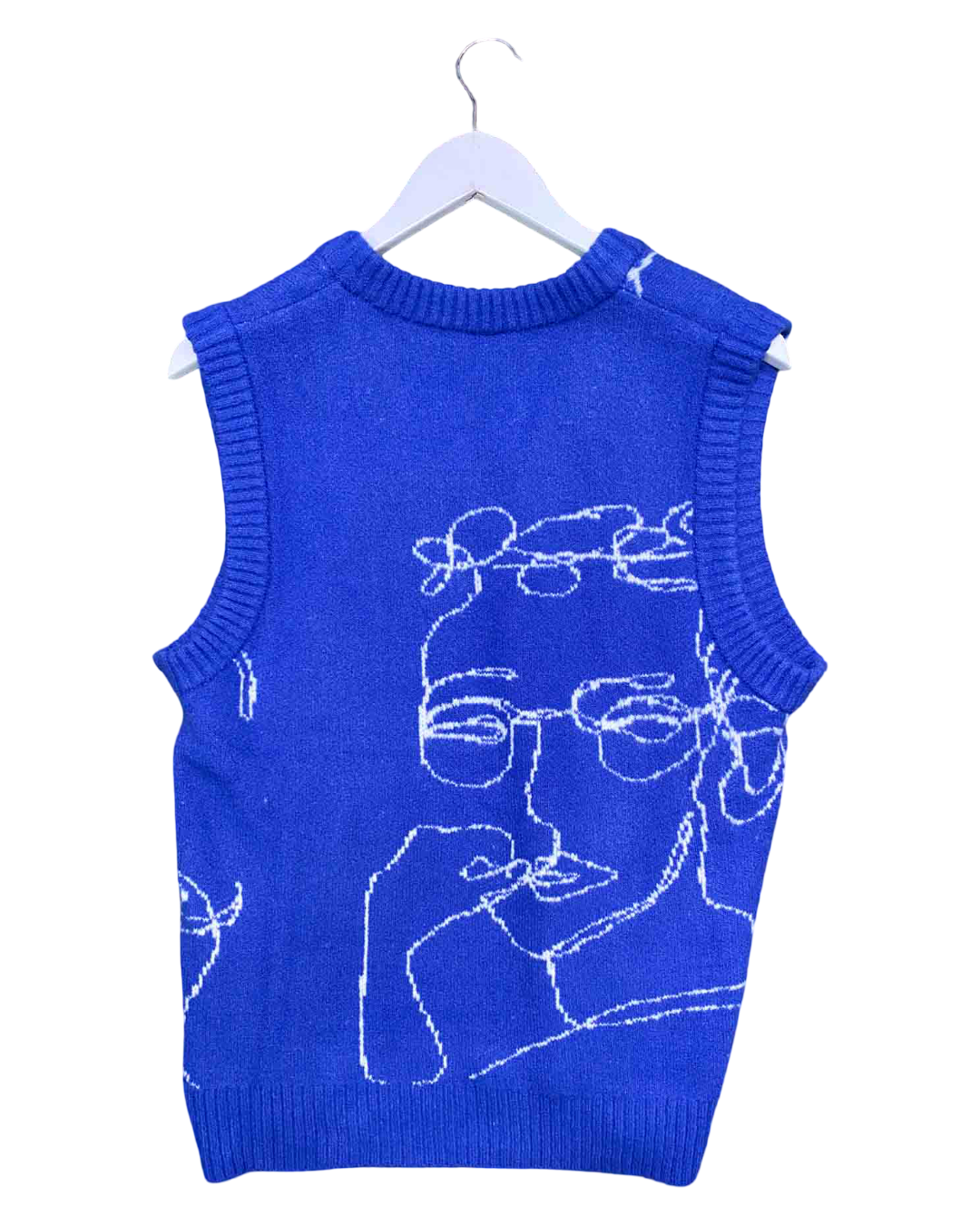 Size XS | Homie Blue Knit Vest
