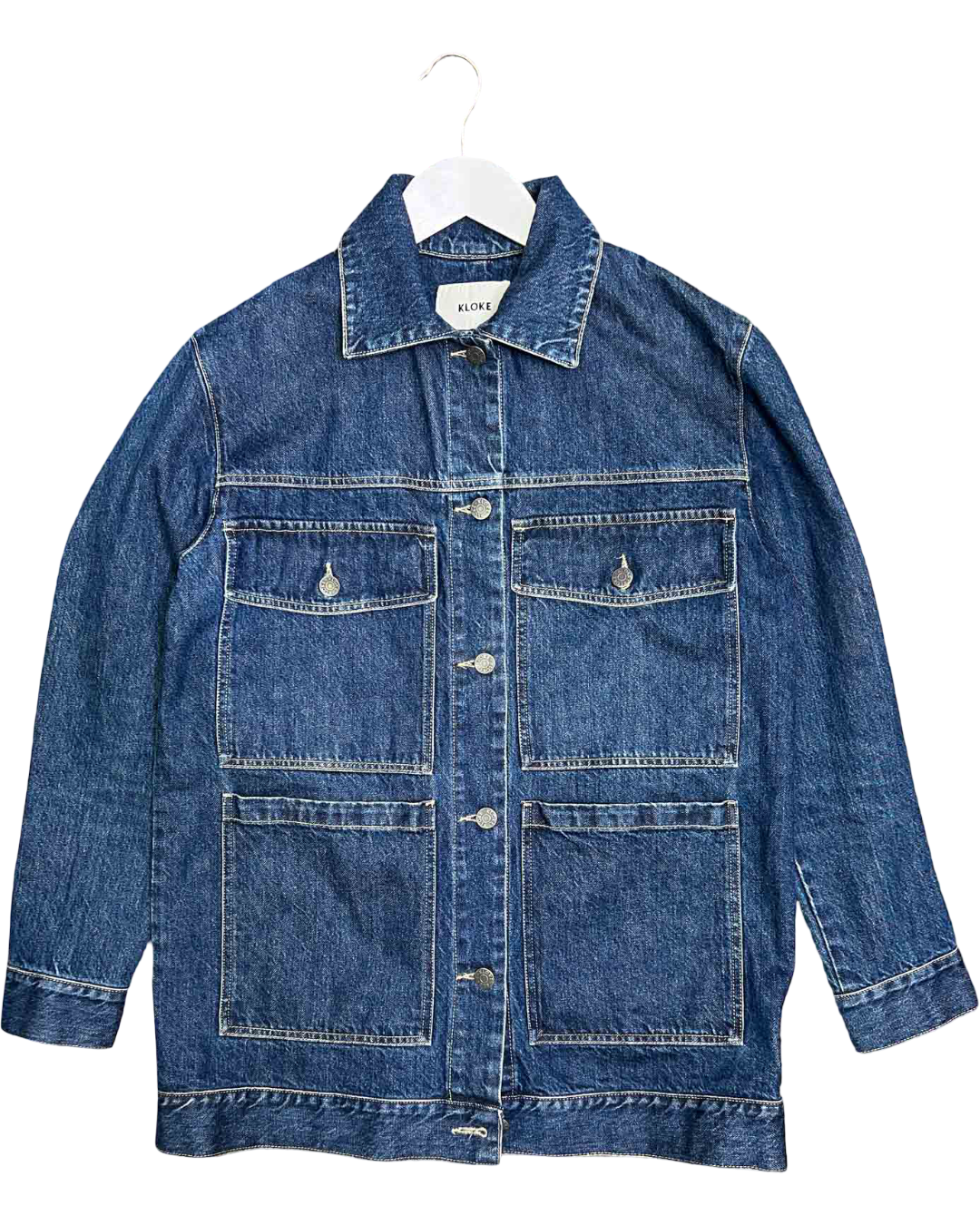 Size XS | Kloke Indigo Denim Jacket Shirt