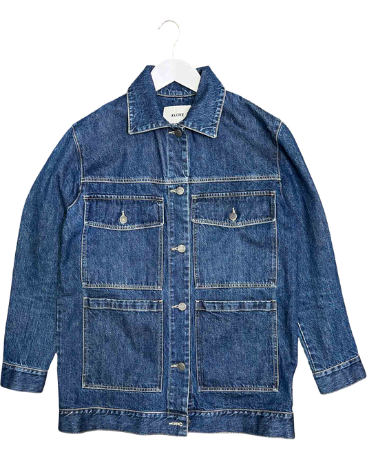 Size XS | Kloke Indigo Denim Jacket Shirt
