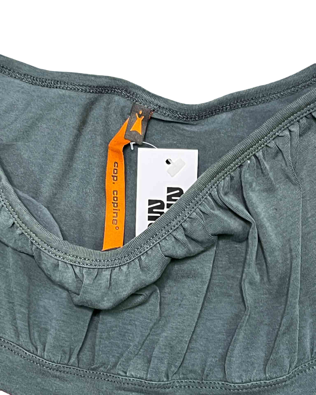 Size L | Cop Copine Grey Tiered Midi Dress