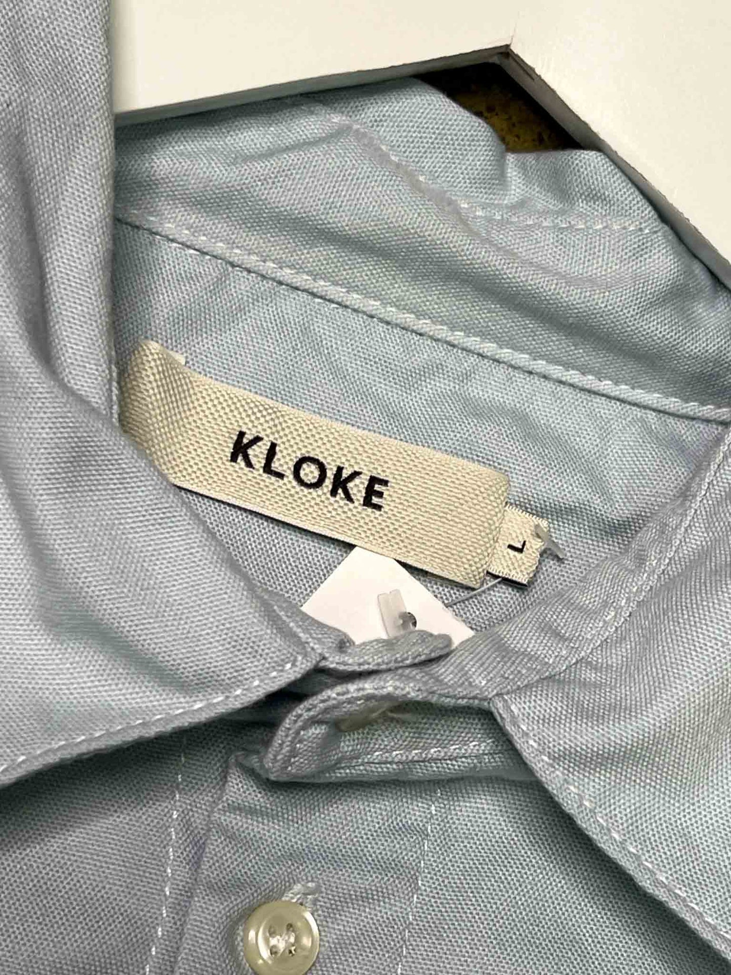 Size L | Kloke Cotton Canvas Button-Up Shirt