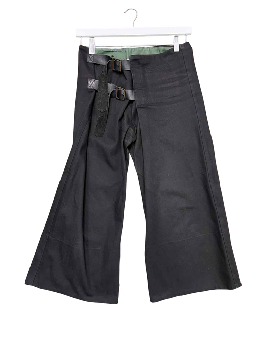 Size S | MCQUEEN Black Pants With Buckle