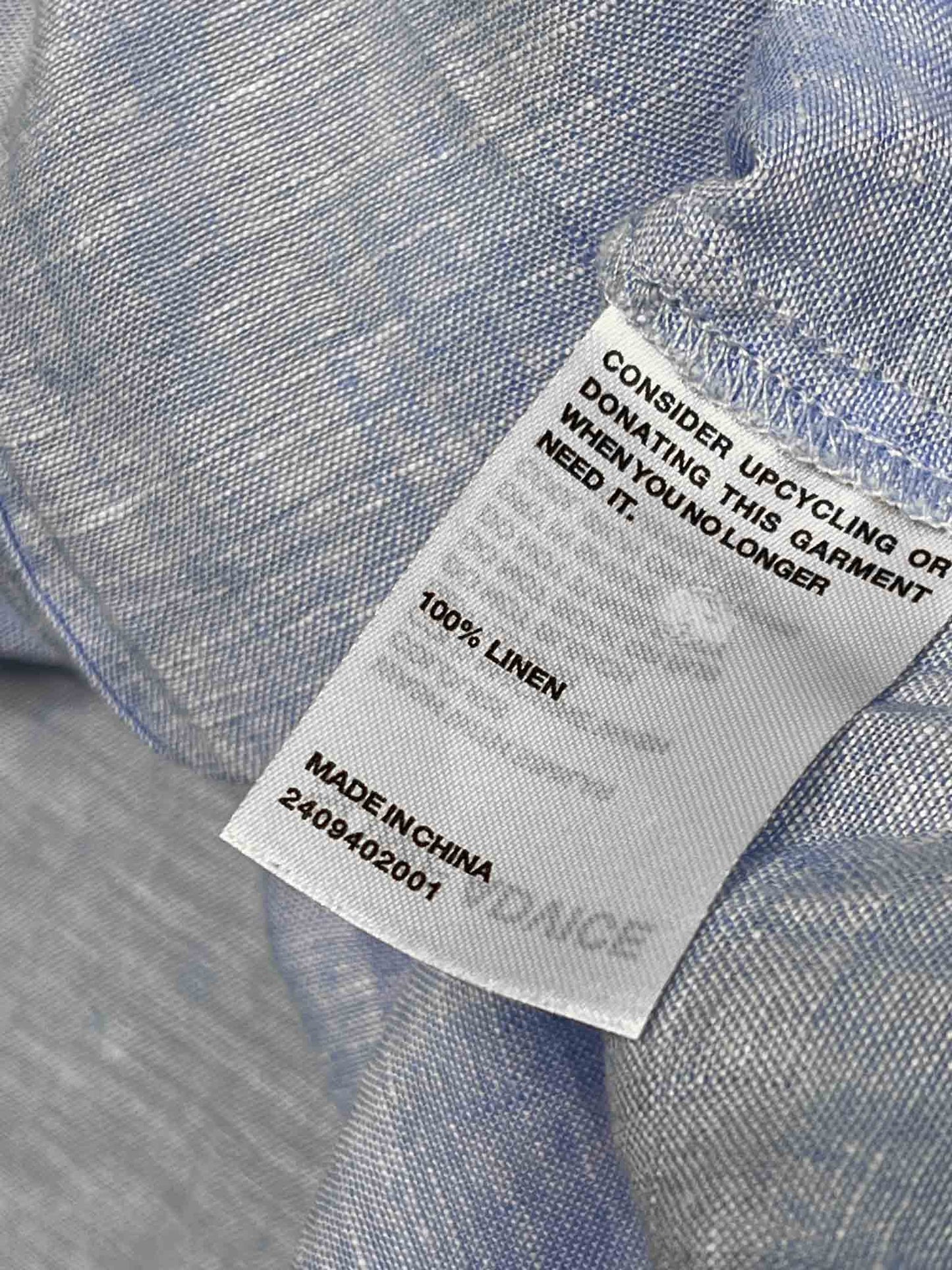 Size 16 | Commonry Blue Linen Shirt
