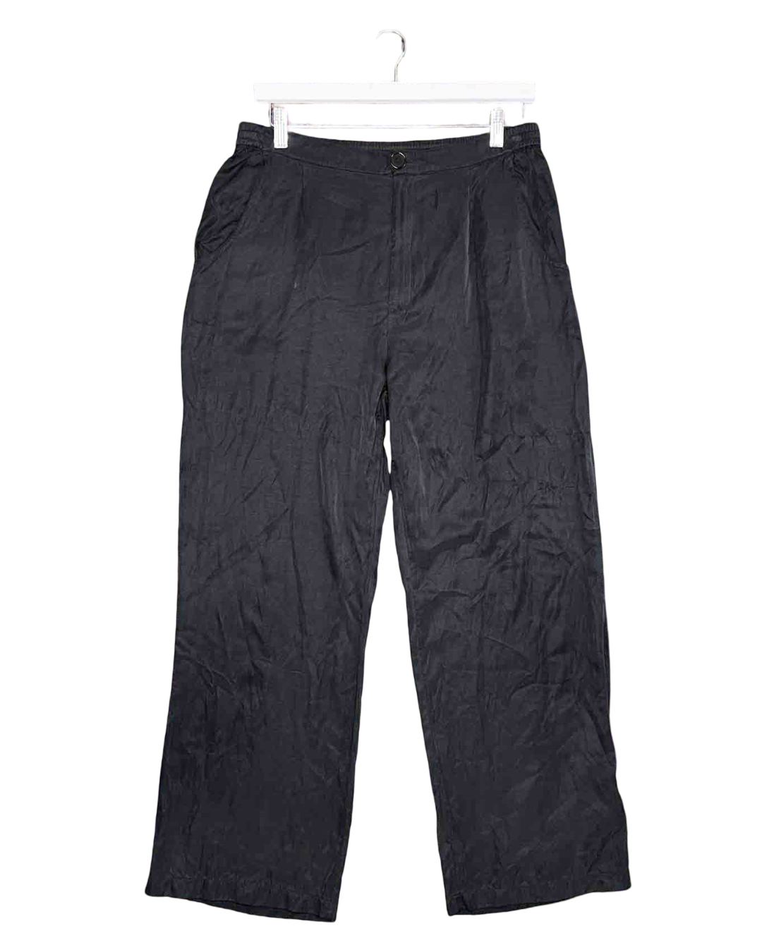 Size XL | Djerf Avenue Black Cupro Pants