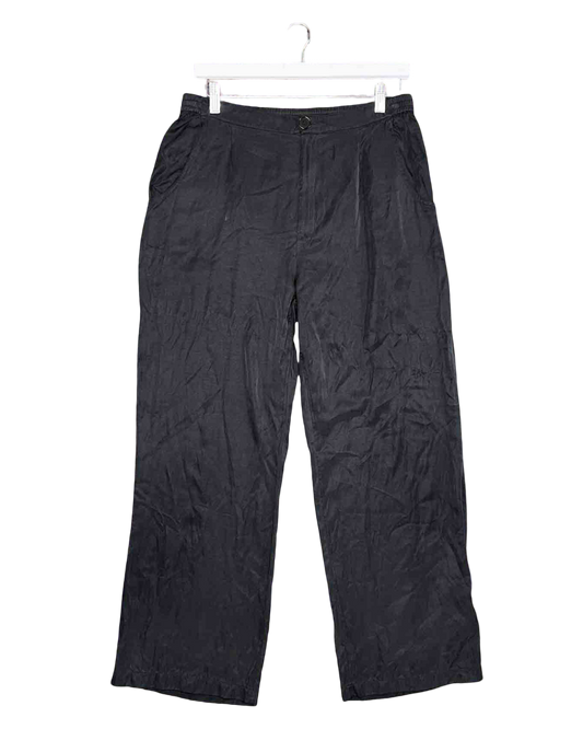 Size XL | Djerf Avenue Black Cupro Pants