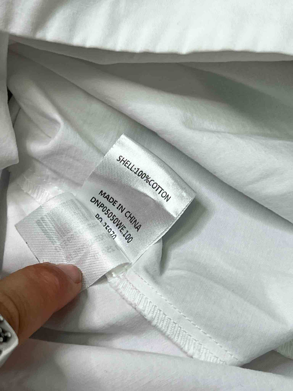 Size 8 | Dissh White Cotton Midi Skirt