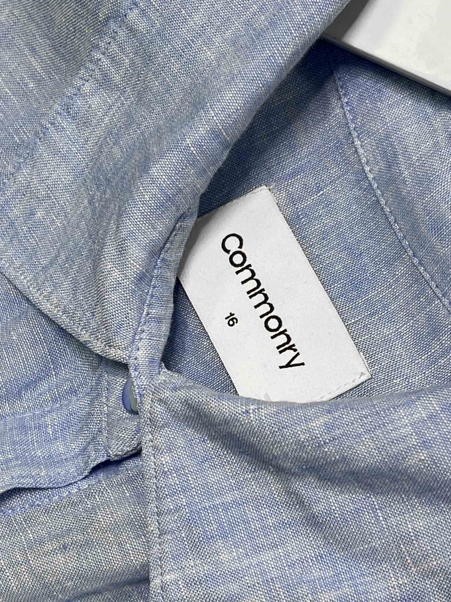 Size 16 | Commonry Blue Linen Shirt